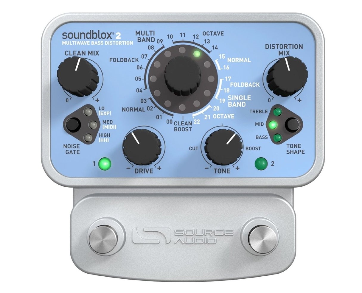 Бас-гітарна педаль ефектів Source Audio SA221 Soundblox 2 Multiwave Bass Distortion